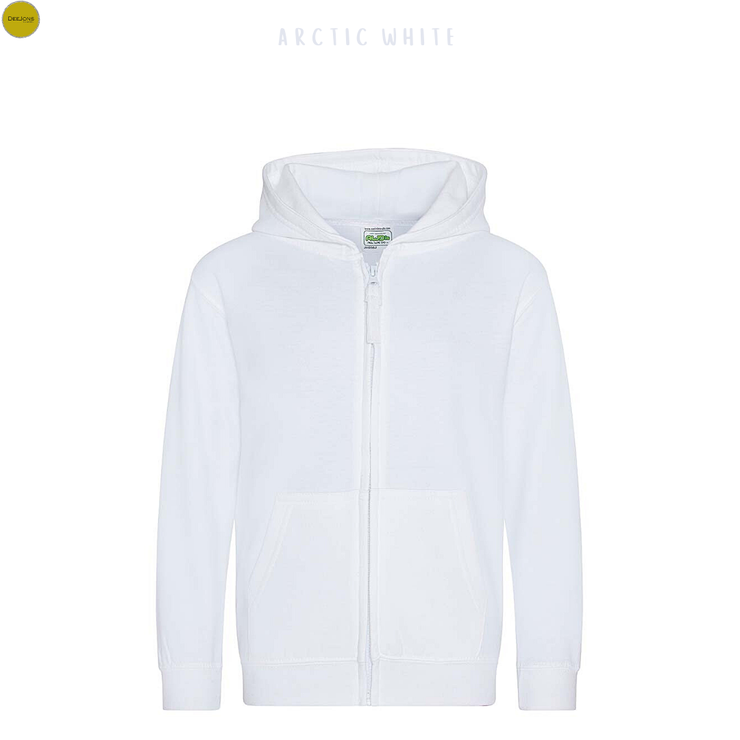 AWDis Kids hettegenser i mange fargevarianter DeeJons Blanks