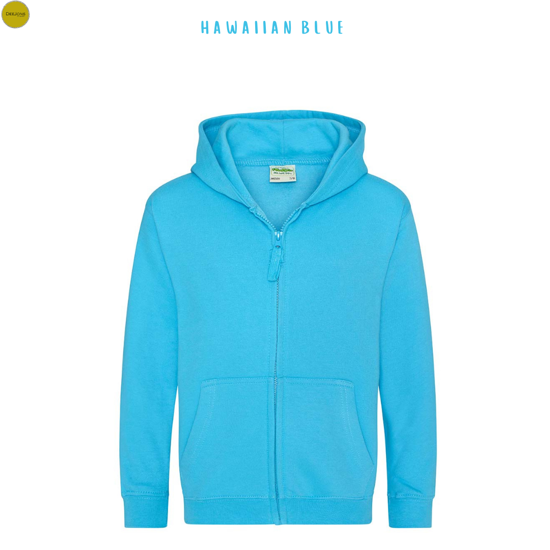 AWDis Kids hettegenser i mange fargevarianter DeeJons Blanks