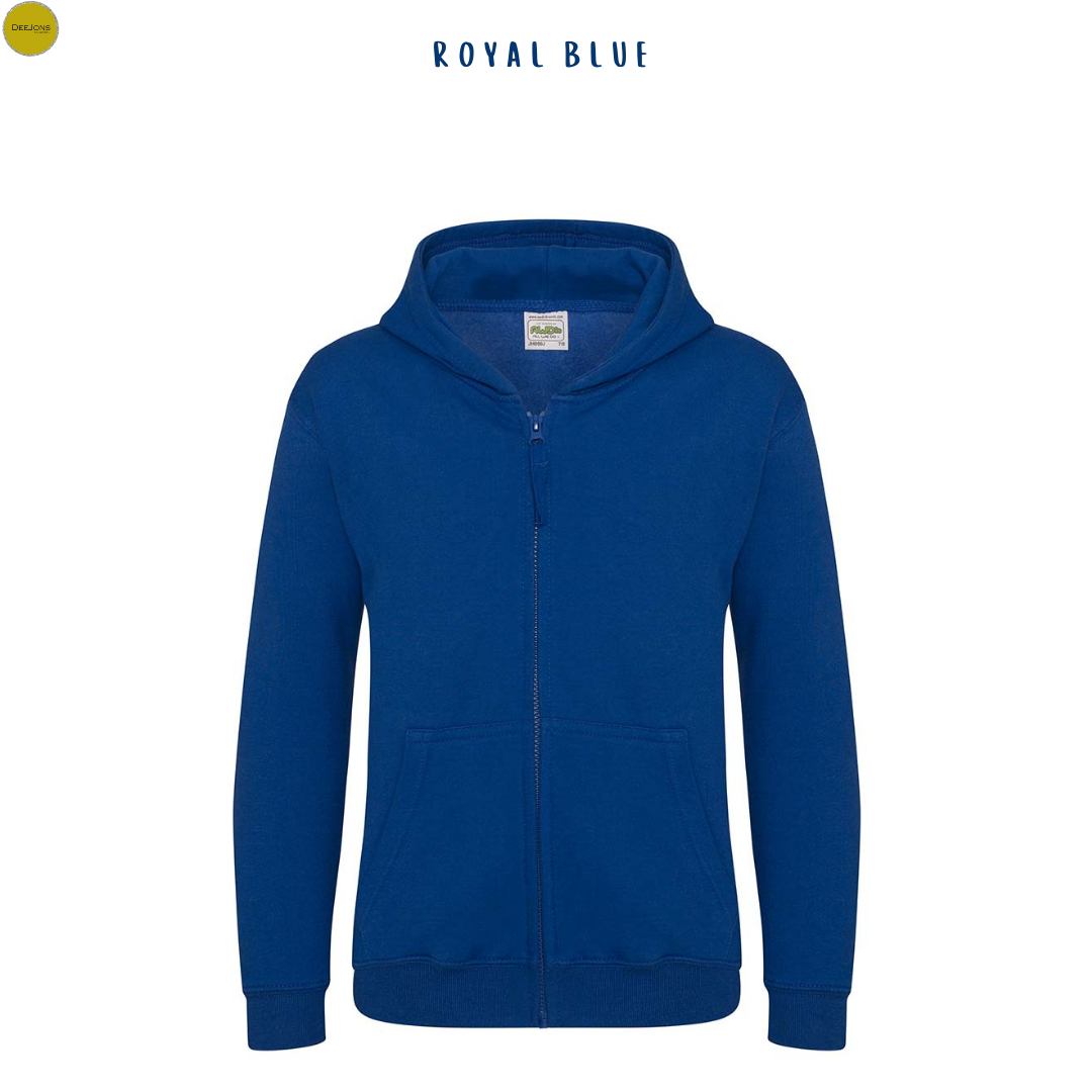 AWDis Kids hettegenser i mange fargevarianter DeeJons Blanks