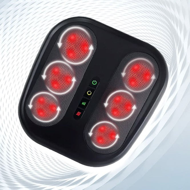 Massasjeapparat for føtter, rygg og legger med varme og shiatsu-funksjon