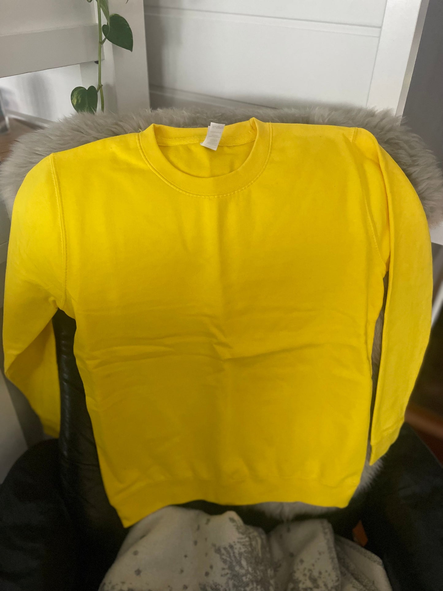 Klassisk genser med rund hals for barn DeeJons Blanks