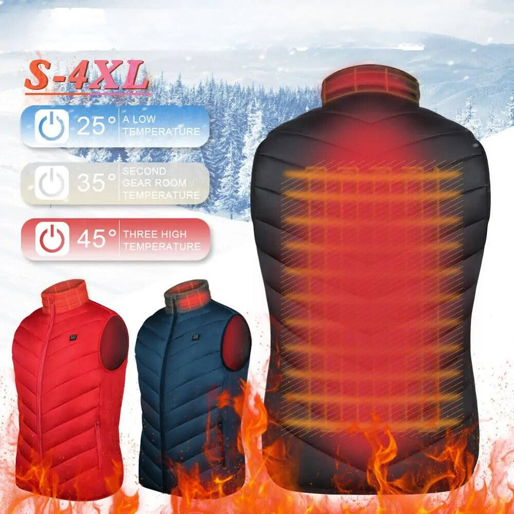 Oppvarmet vest laget av lett og slitesterkt materiale, designet for å gi ekstra varme i kalde værforhold. Vesten har justerbare varmeinnstillinger, komfortabel passform og flere lommer for enkel oppbevaring.