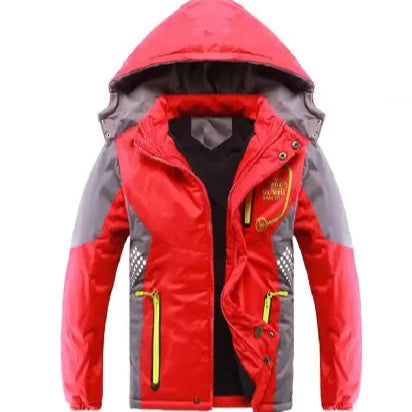 Vanntett jakke med fleece for barn Unike turprodukter