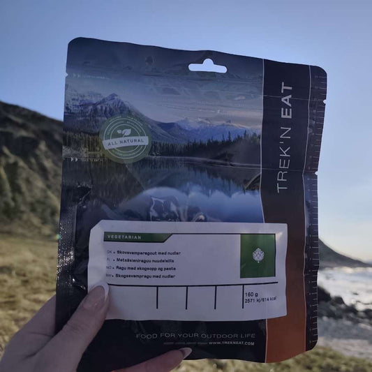 Ragu med skogsopp og nudler Trek`n Eat