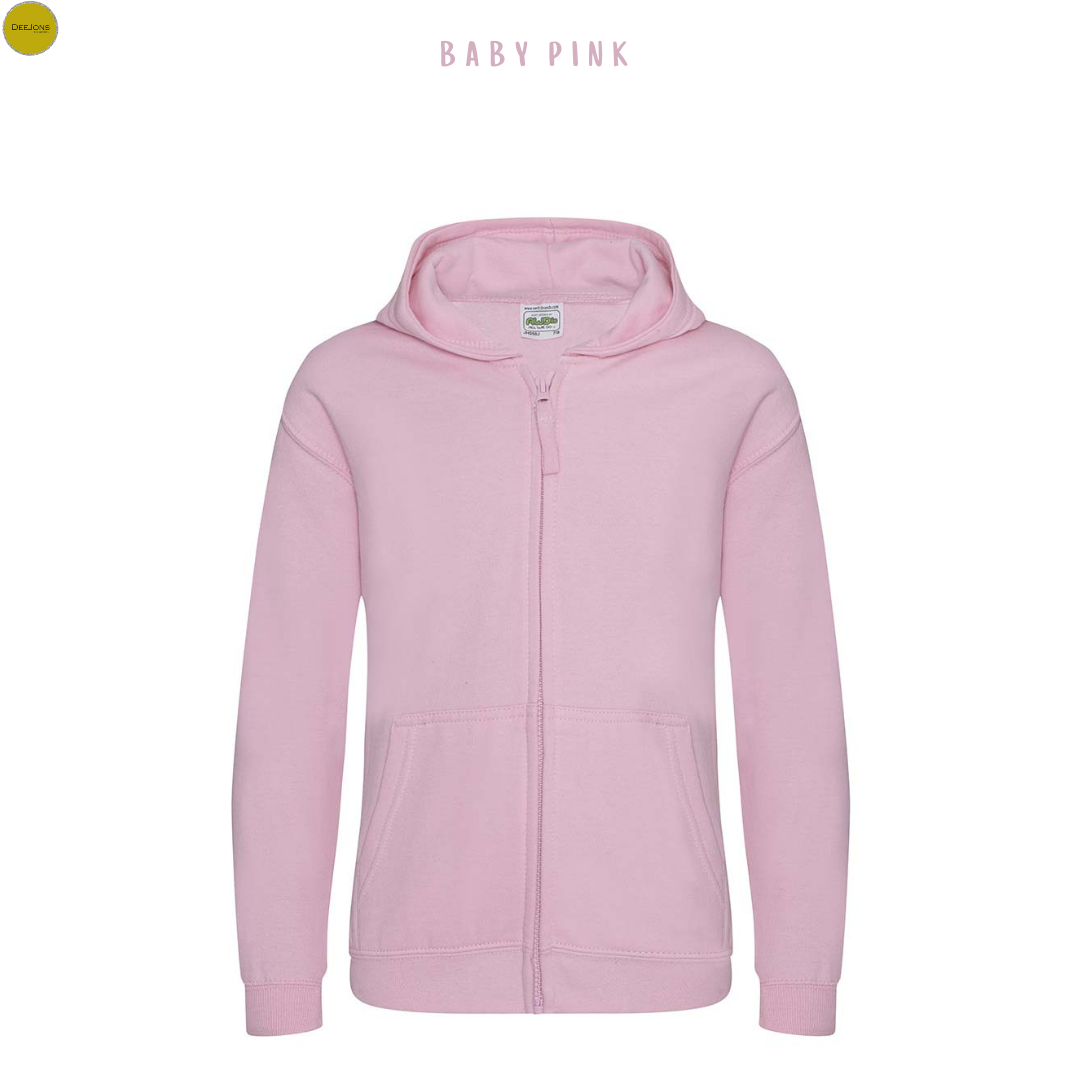 AWDis Kids hettegenser i mange fargevarianter DeeJons Blanks