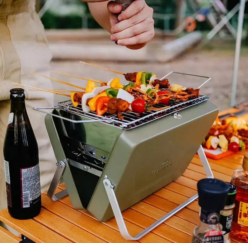 Bærbar og sammenleggbar grill Unike turprodukter