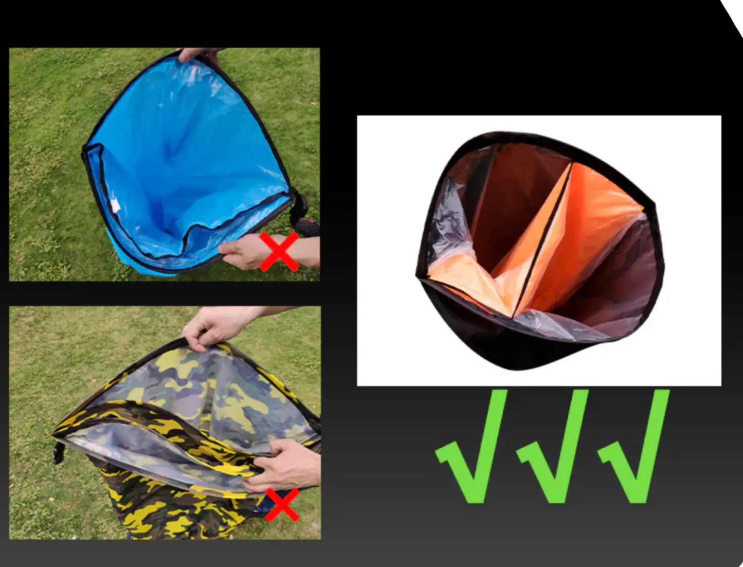 Oppblåsbar sofa for avslapning Unike turprodukter