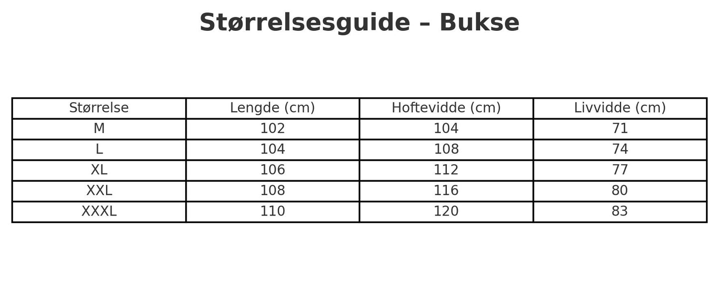 Komfortabelt sports-treningsett