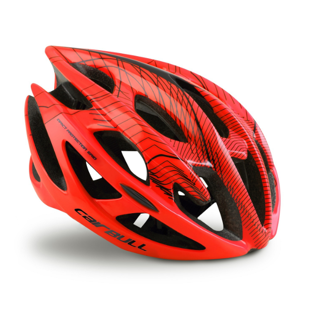 Bicycle helmet in several color variations