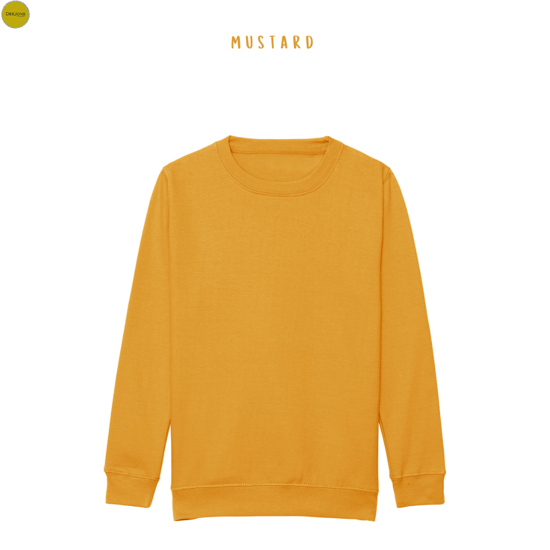 Classic crew neck sweater for kids 