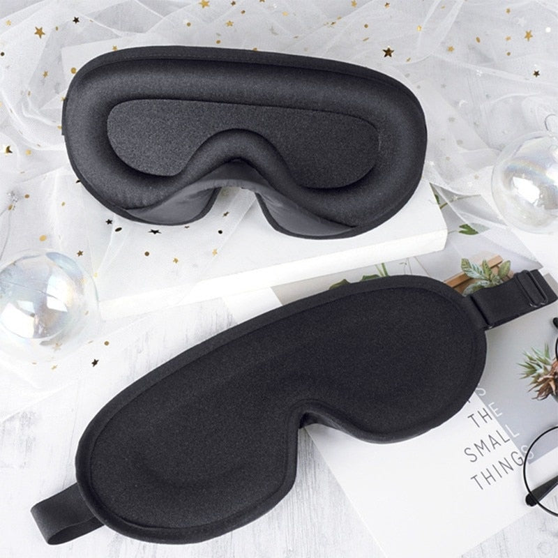 Sovmask med memory foam och 3D-design