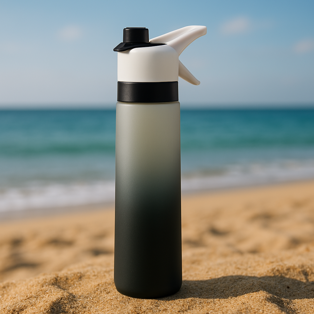 700 ml vannflaske med spray