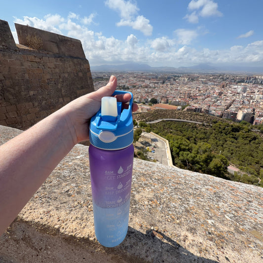 Smart vannflaske 1000 ml med sprayfunksjon