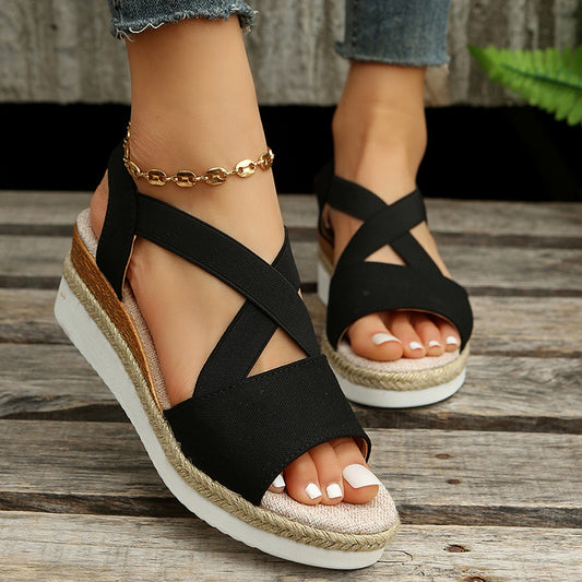 Wedge sandals for women in several colors