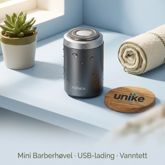 Bærbar mini barberhøvel for reise og hverdagsbruk
