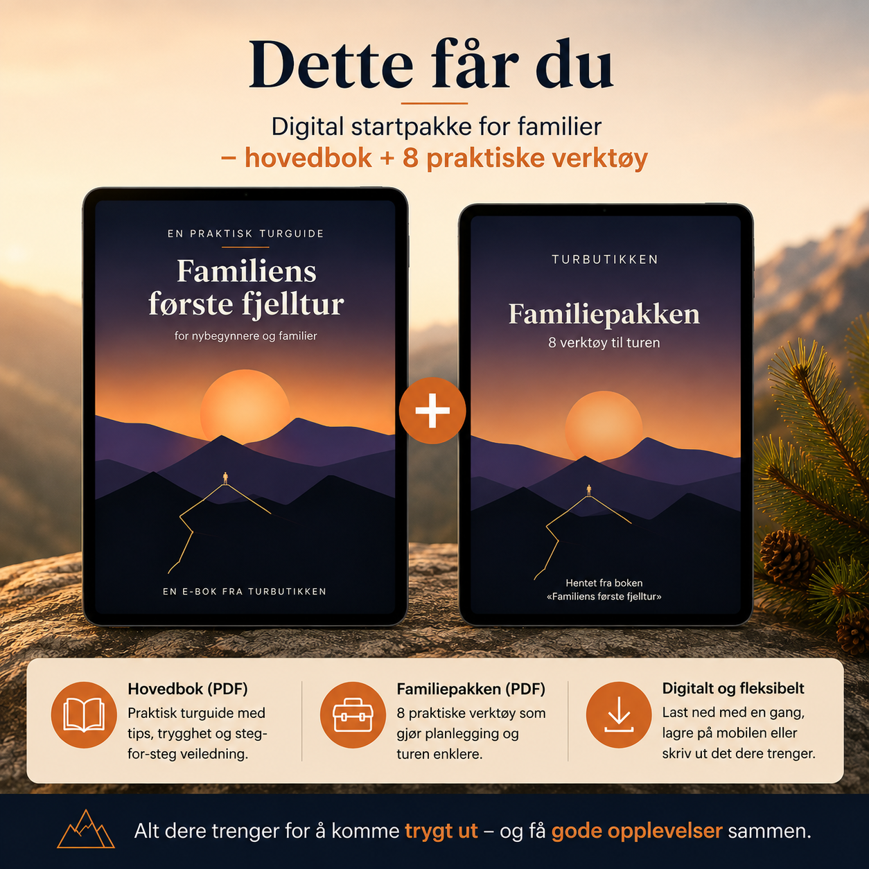 Familiens første fjelltur – startpakken