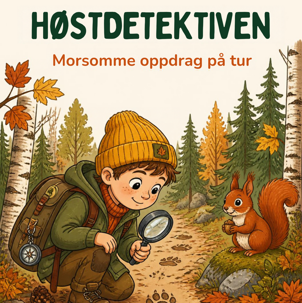 Høstdetektiven – morsomme oppdrag på tur
