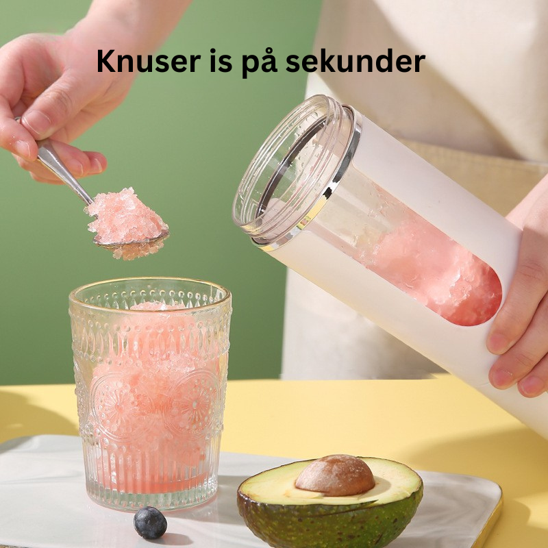 Kraftig bærbar blender med oppladbar batteri