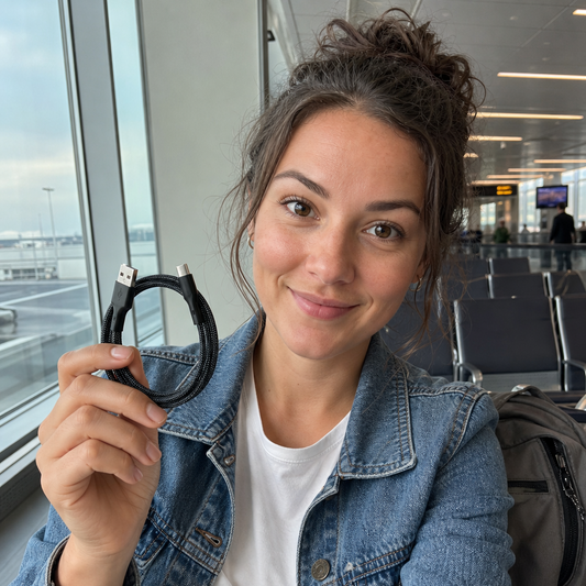 Flokefri magnetisk kabel for hurtiglading