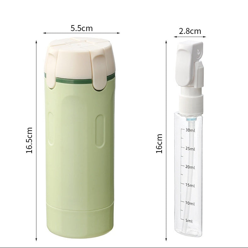 Smart 4-i-1 reiseflaske – lekkasjesikker og plassbesparende