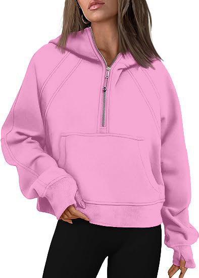 Women's zip-up hoodie with pocket