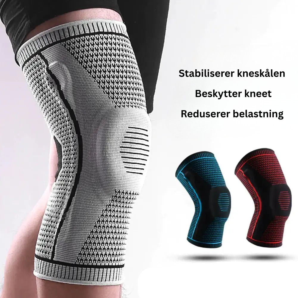 Knebeskyttere med støtte og komfort for trening og hverdag
