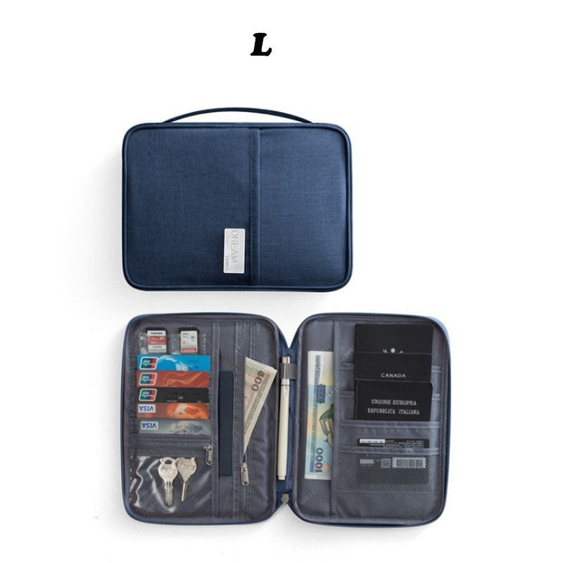 Travel wallet for passport etc. 