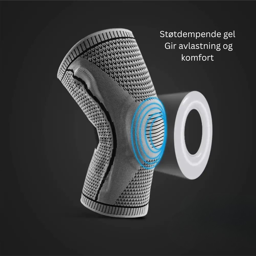Knebeskyttere med støtte og komfort for trening og hverdag