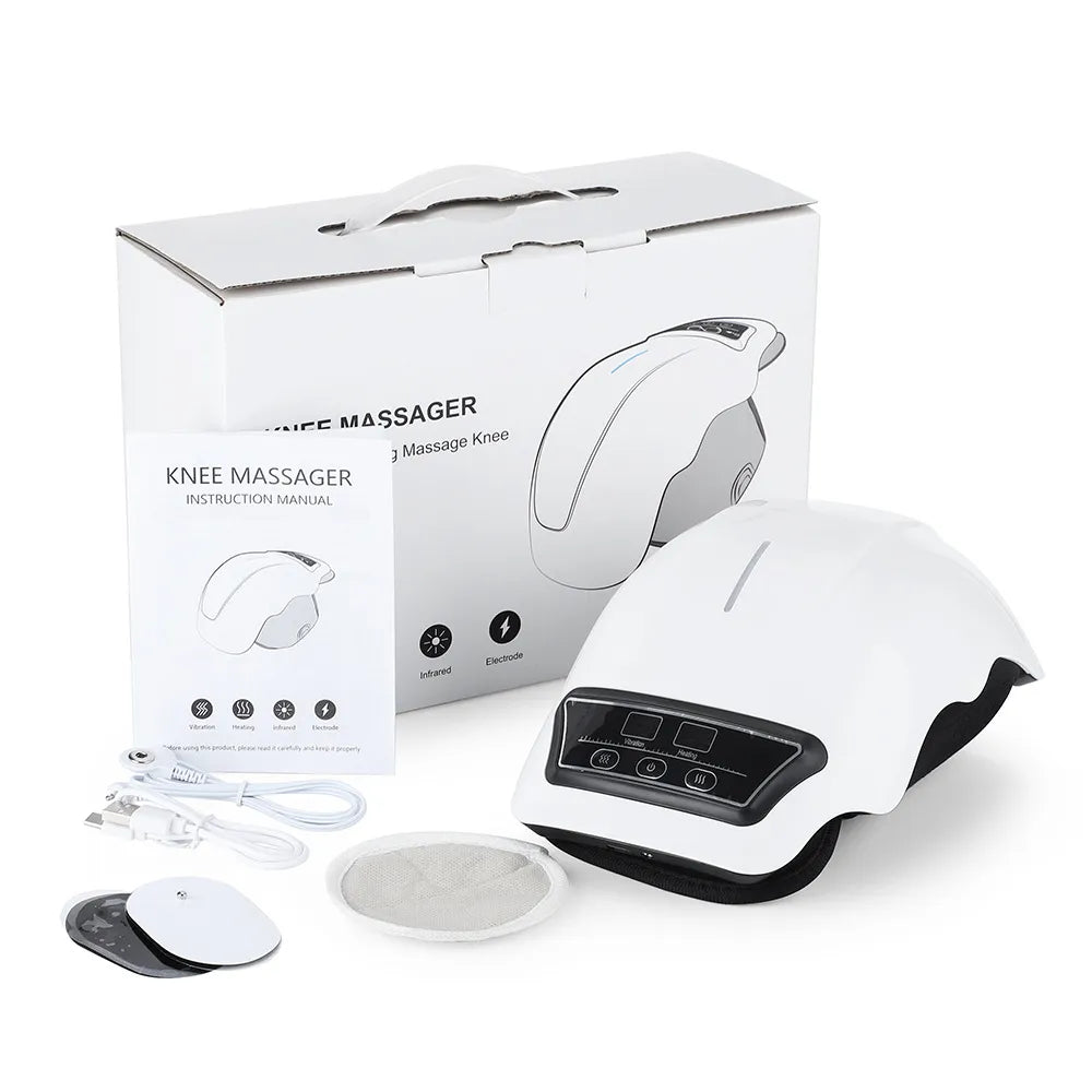 Trådløs varmende knepute med massasje