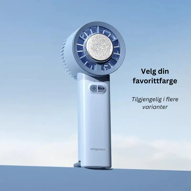 Kraftig håndholdt og stående vifte