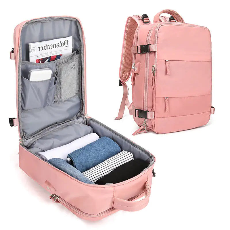 Large backpack with many possibilities 