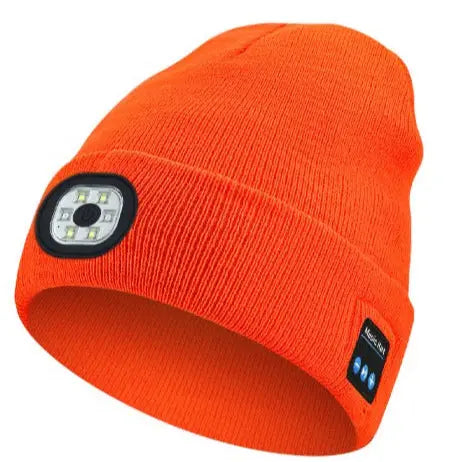 Mössa med bluetooth och led ljus