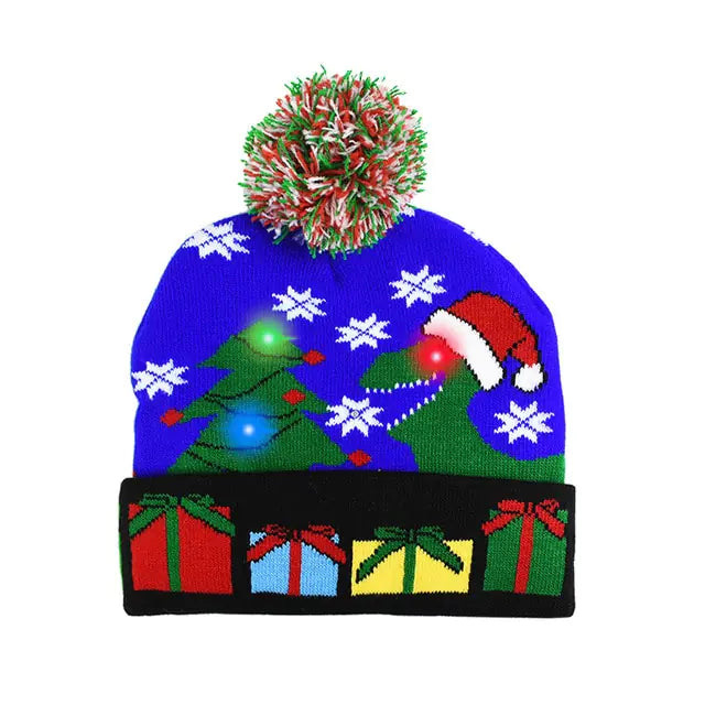 Christmas hat with LED lights