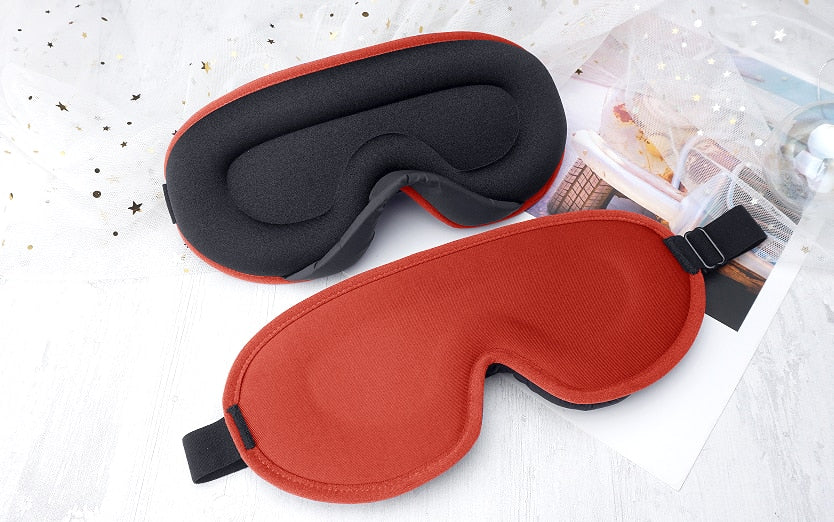 Sovmask med memory foam och 3D-design