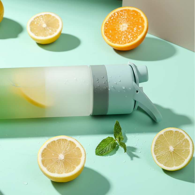 Grønn sprayflaske – liggende