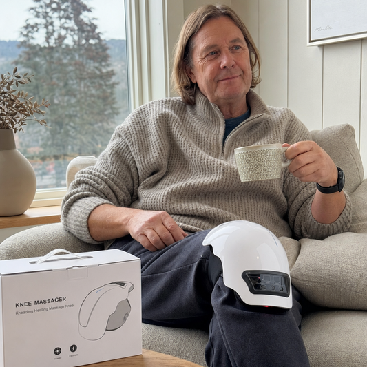 Trådløs knevarmer med massasje