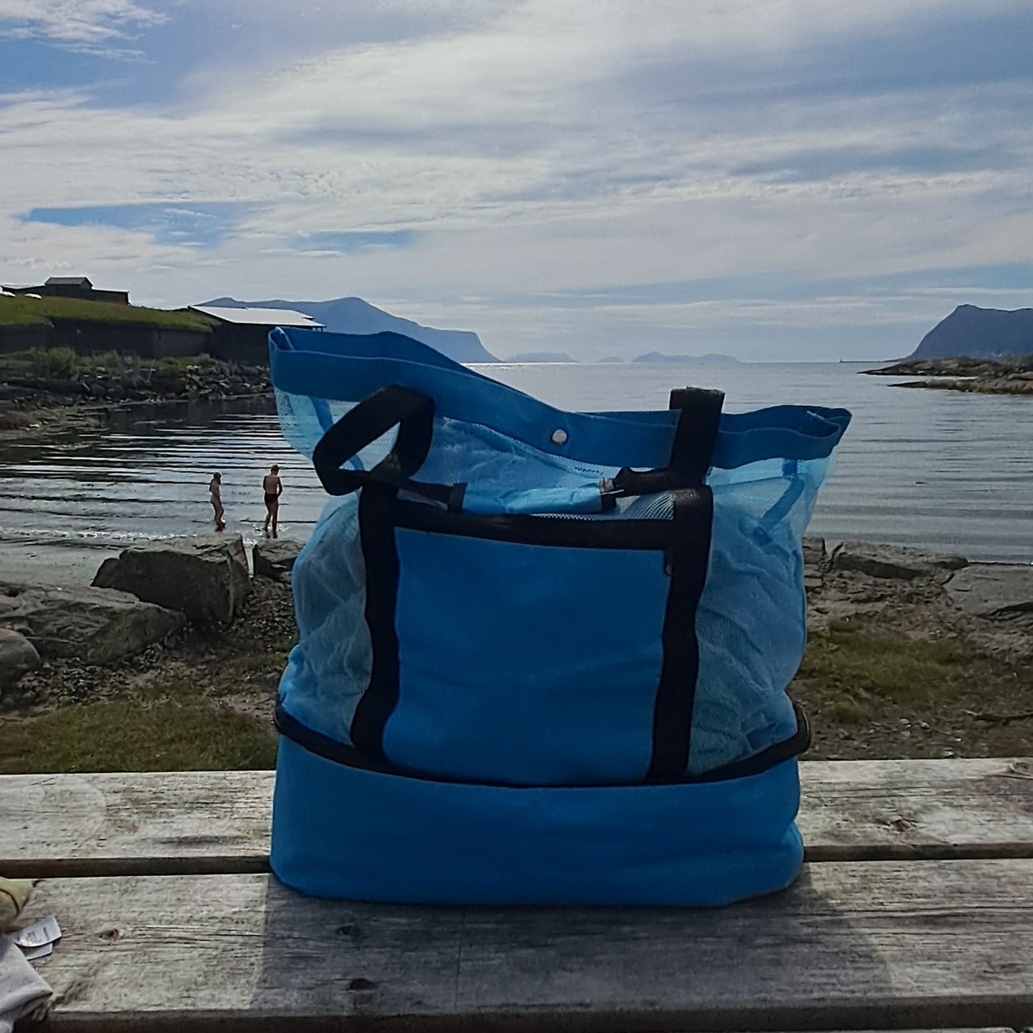Strandväska med kylväska