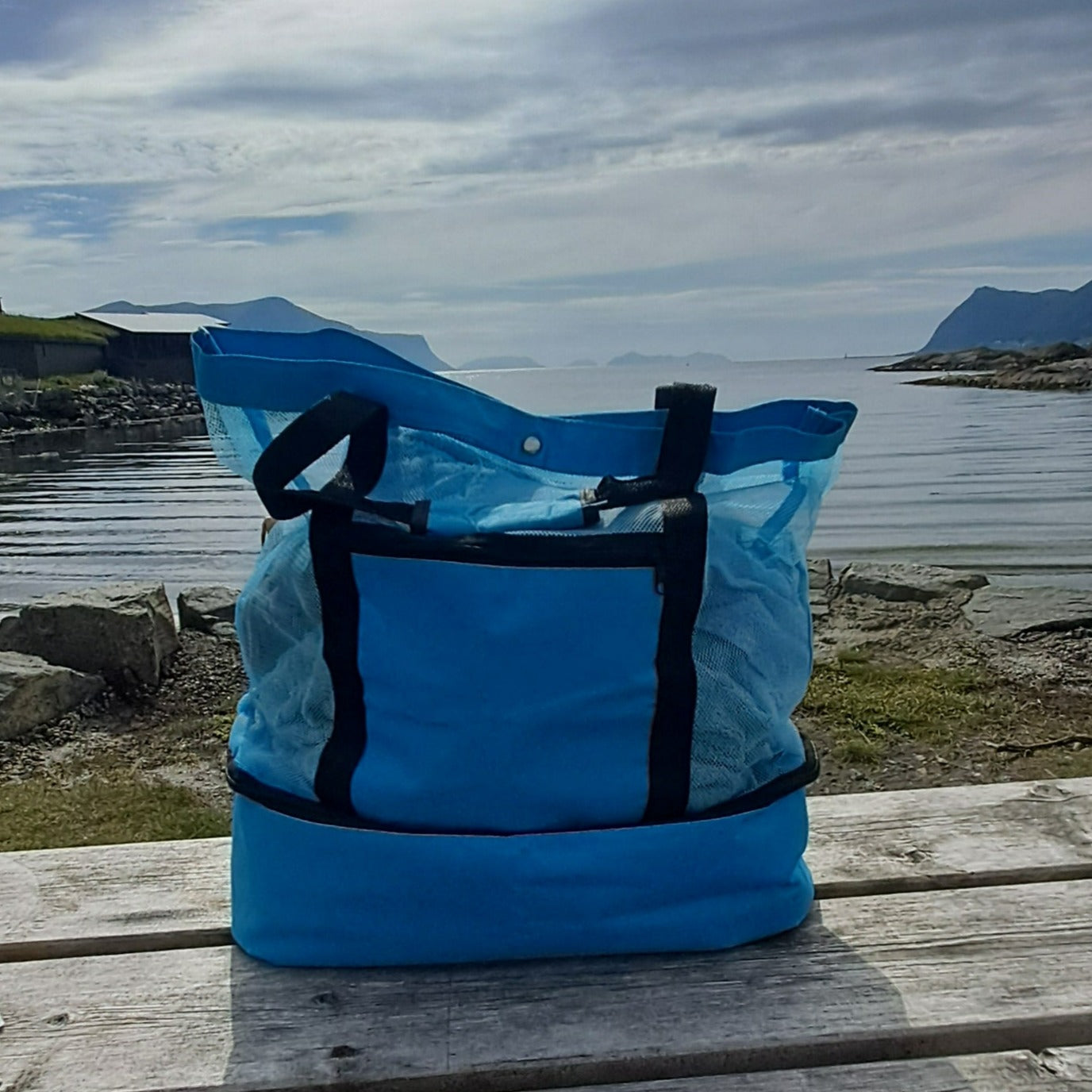 Strandväska med kylväska