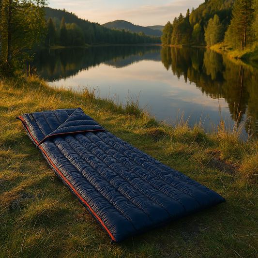 Lett, varm og komfortabel sovepose Unike turprodukter