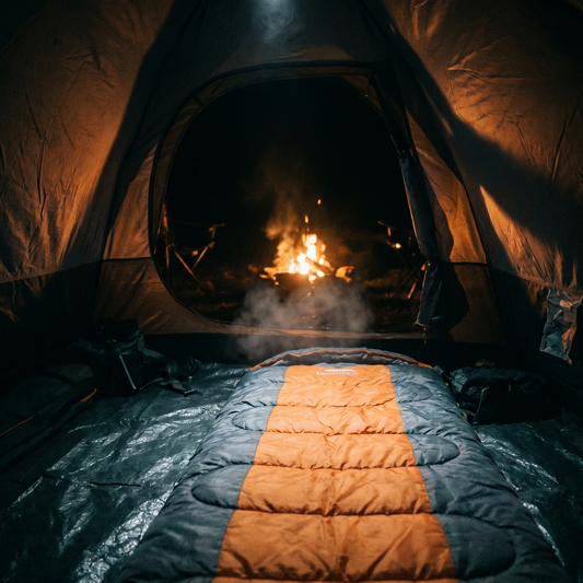 Campingsovepose – varm, lett og vannavvisende