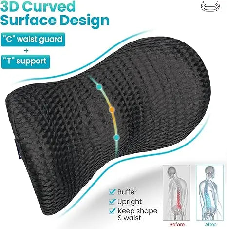 Korsryggstøtte pute med ergonomisk design og uovertruffen komfort Unike turprodukter