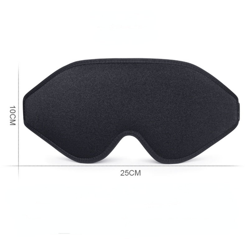 Sovmask med memory foam och 3D-design