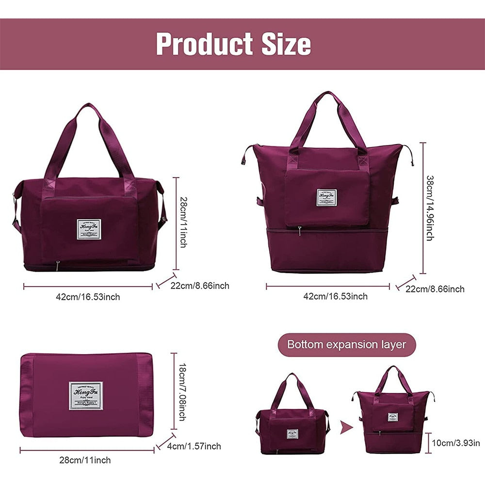 Large capacity travel bag