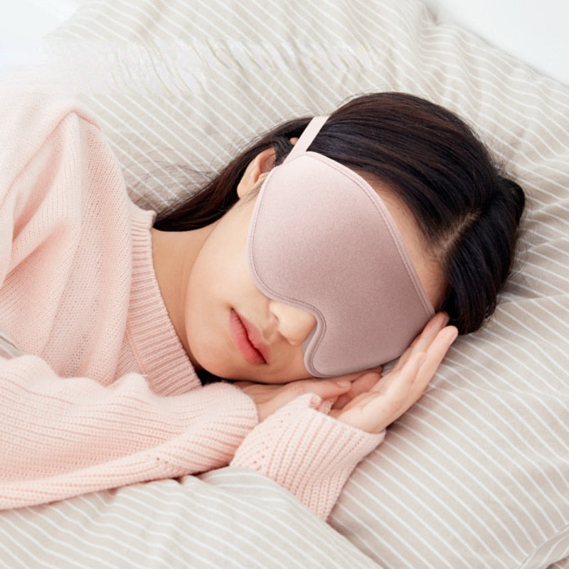 Sovmask med memory foam och 3D-design