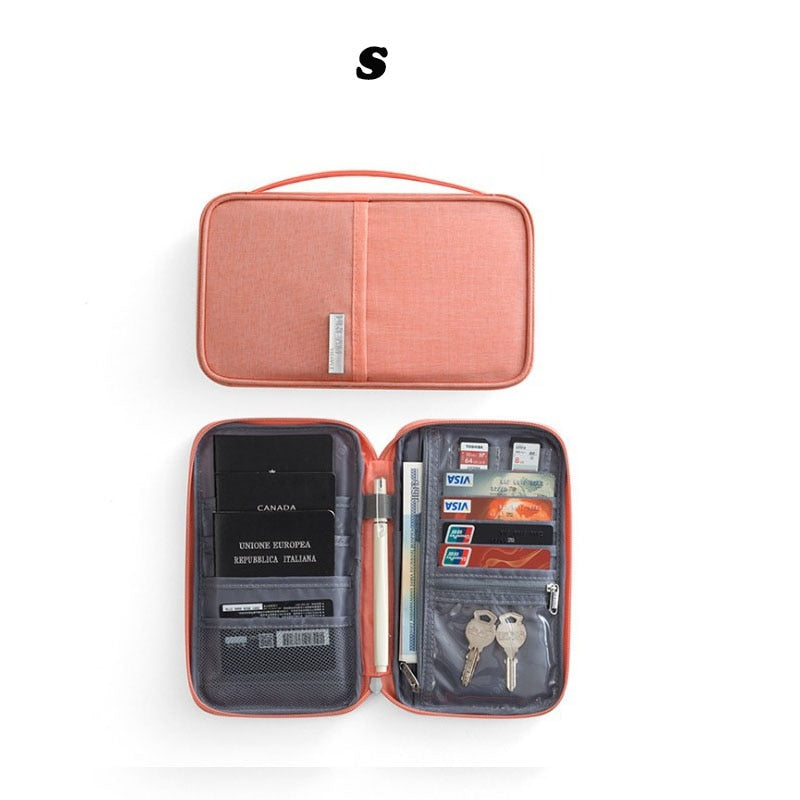 Travel wallet for passport etc. 